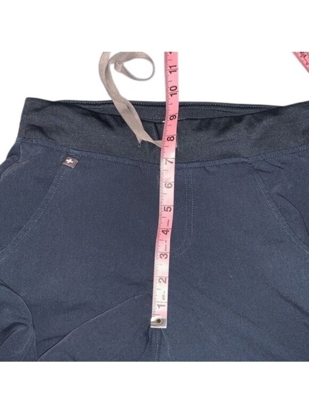 Figs Technical Collection Jogger Scrub Pants XXS Navy Blue Polyester Blend Elast - Picture 10 of 11